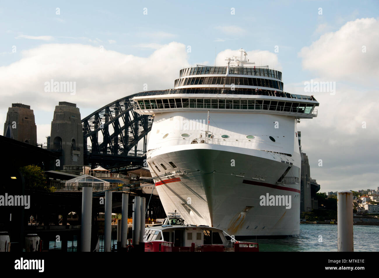 Cruise Ship Sydney Australia Stock Photo Alamy