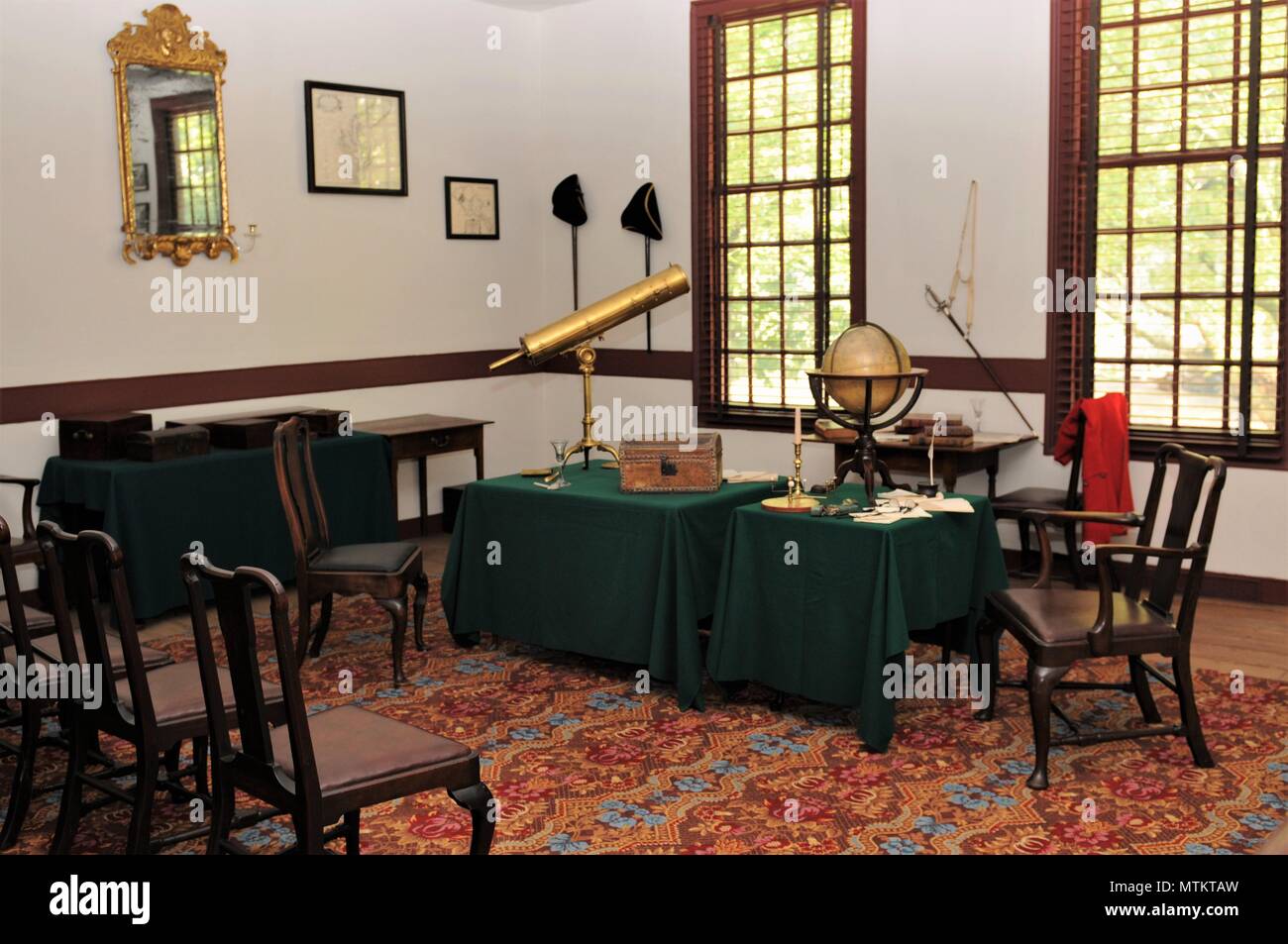 The Wetherburn Tavern in Colonial Williamsburg, Virginia Stock Photo