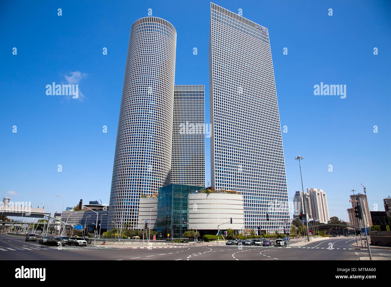 Skyscrapers in the center of Tel Aviv. Israel Stock Photo - Alamy