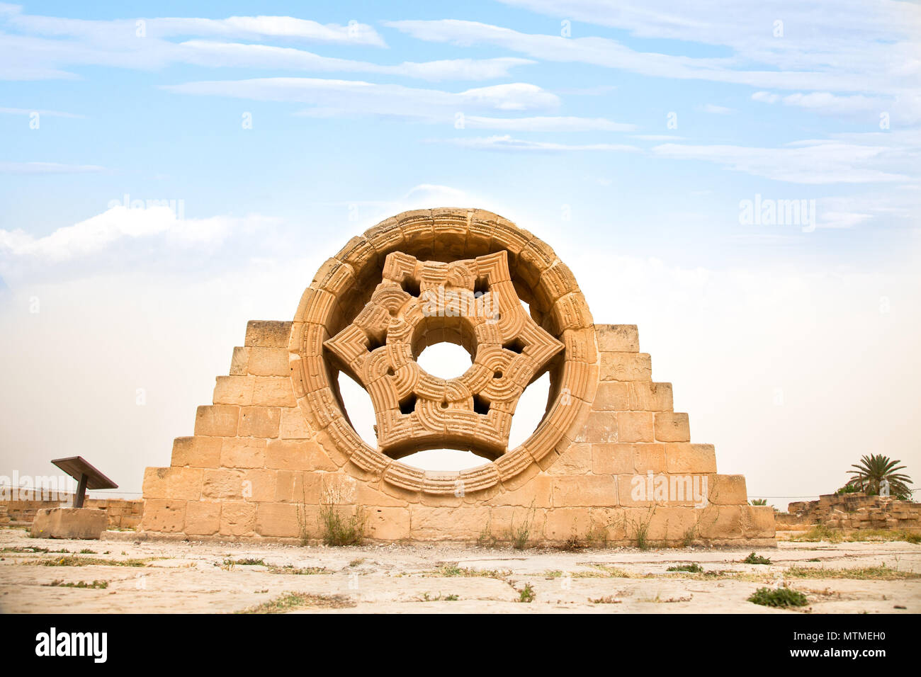 Hisham's Palace in the West Bank city of Jericho. Palestine, Israel