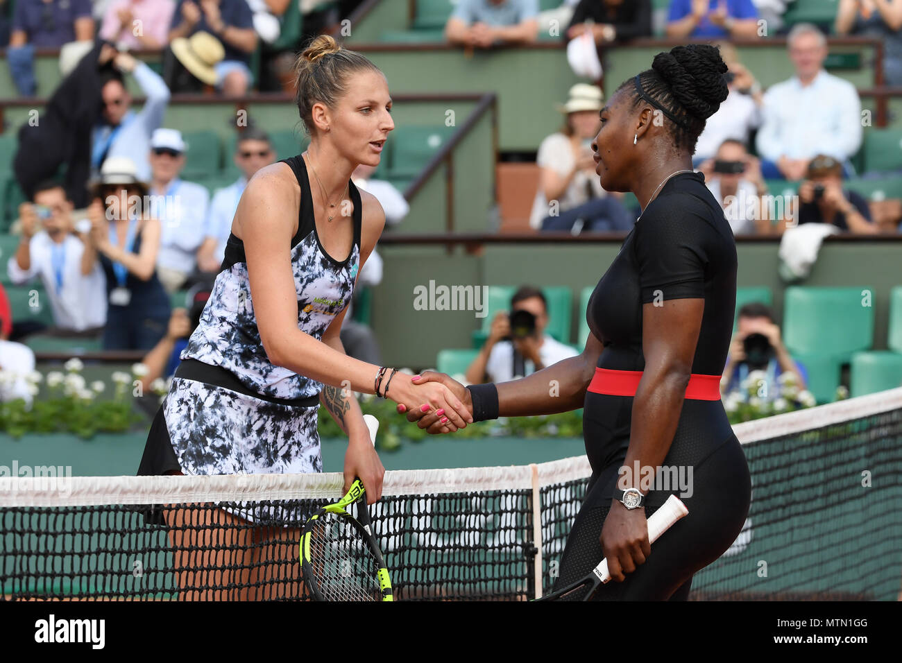 Kristyna Pliskova, Serena Williams Stock Photo - Alamy