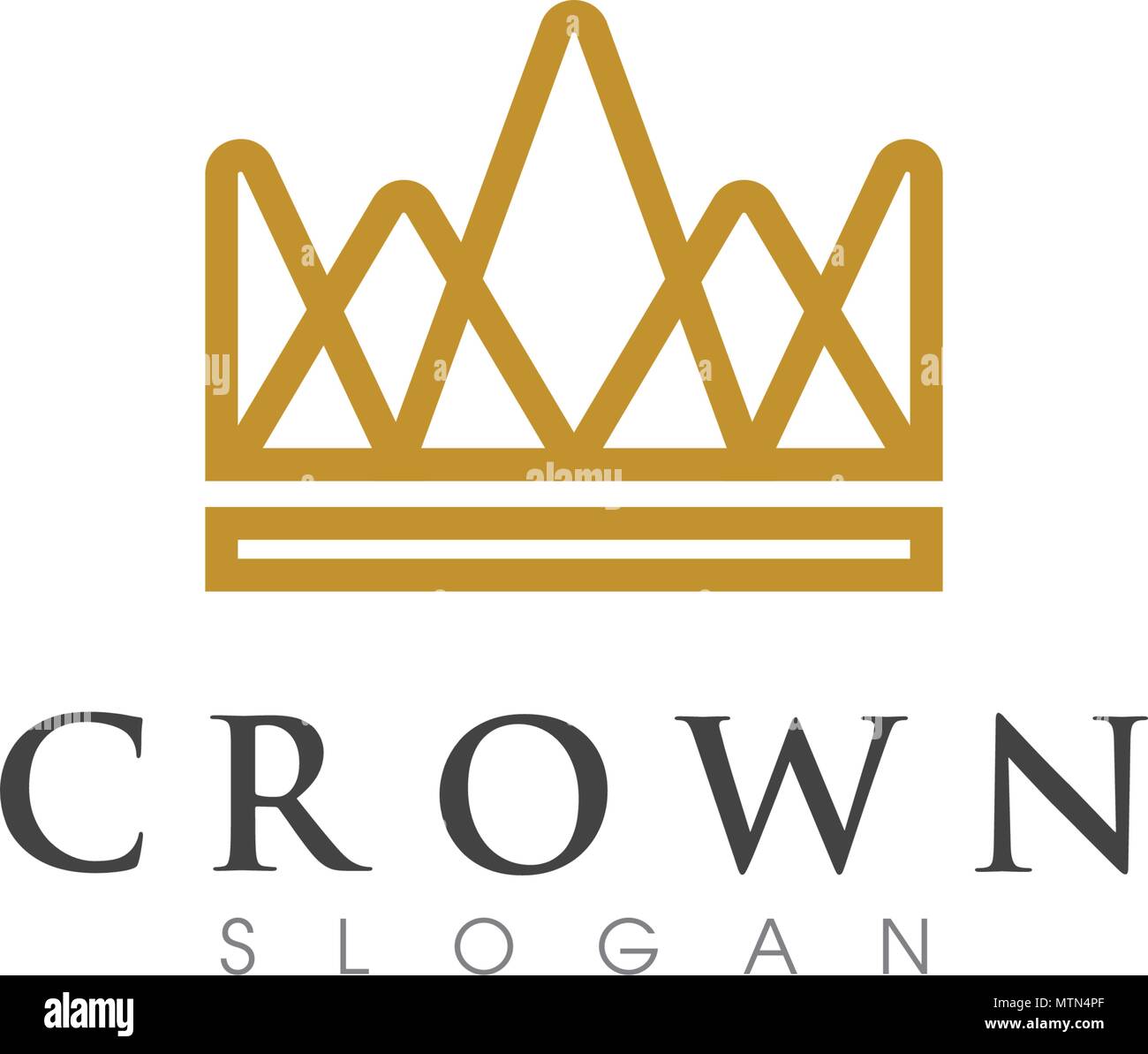 Crown Logo Template vector icon illustration design Stock Vector Image ...