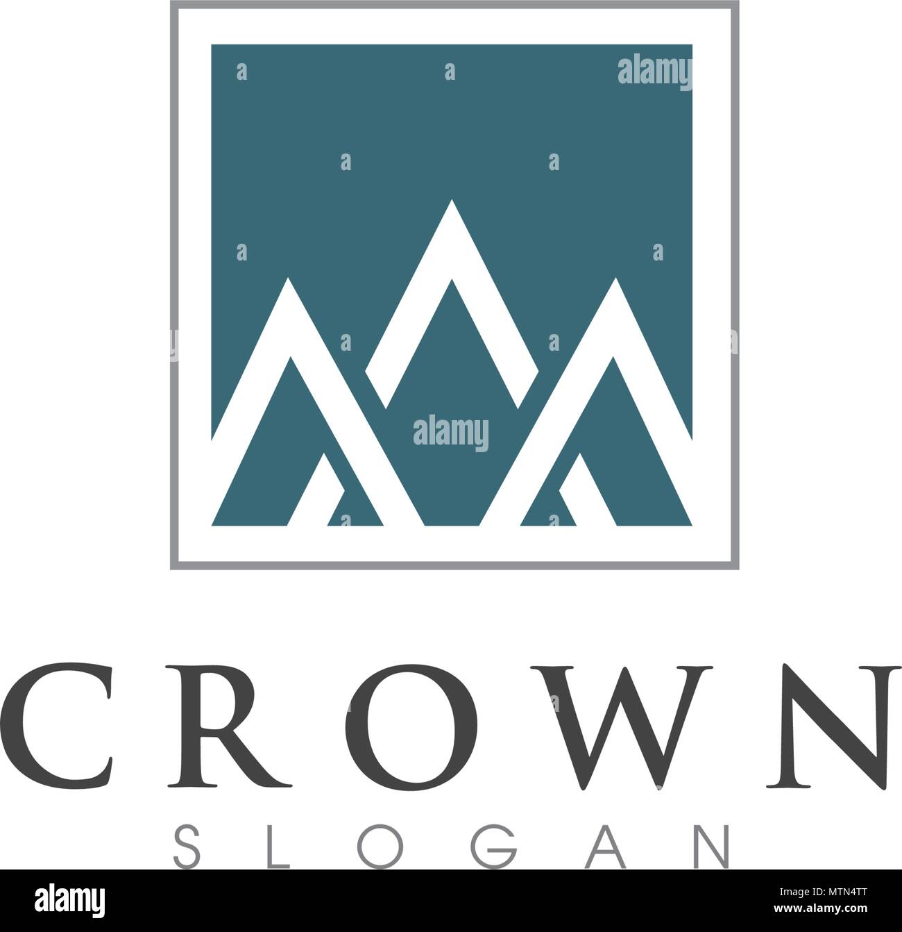 Crown Logo Template vector icon illustration design Stock Vector Image ...