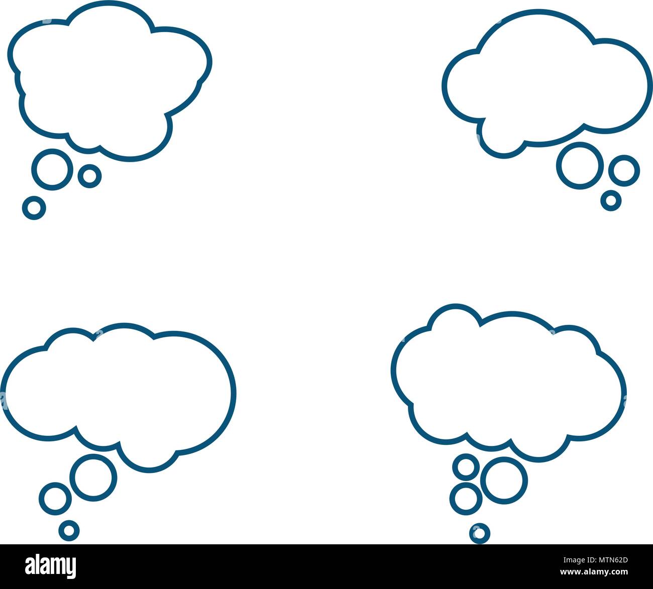 Speech bubble icon Logo template vector illustration Stock Vector Image ...