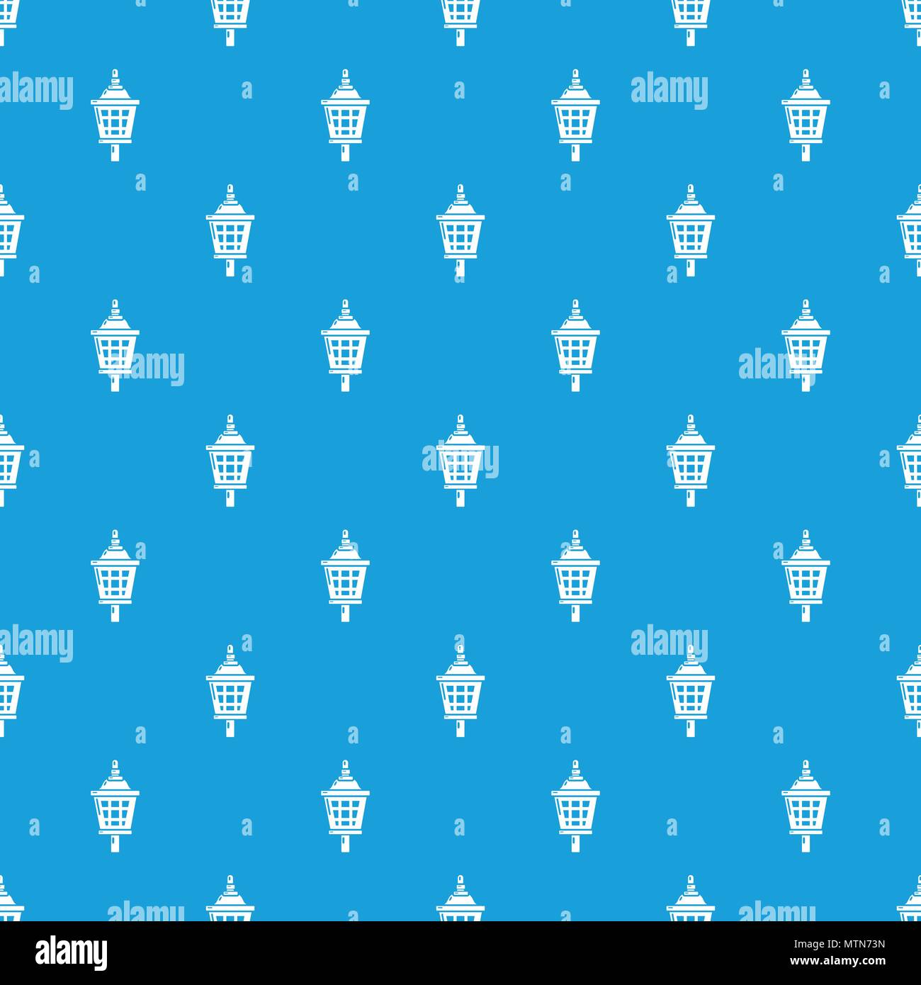 Mosquito trap pattern vector seamless blue Stock Vector