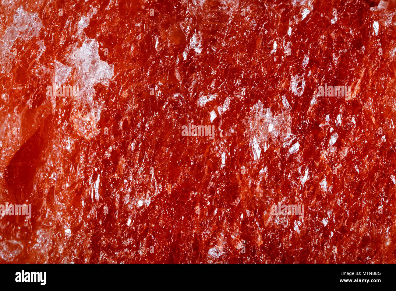 Mineral halite. The texture of the mineral. Macro shooting of natural gemstone. The raw mineral. Abstract background. Stock Photo