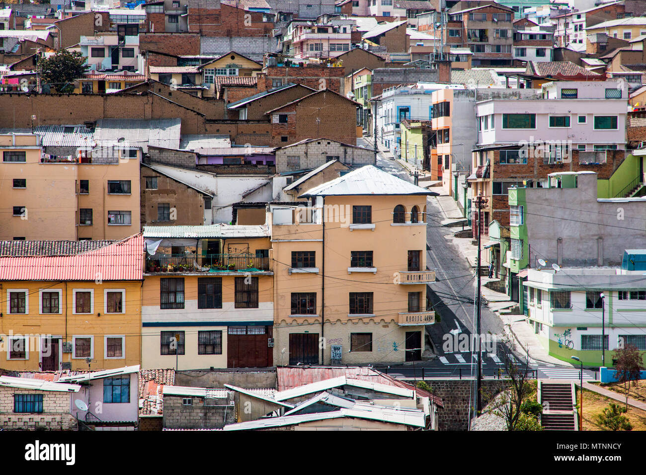 Rooftops of Old Town, Quito, Ecuador, a Unesco World heritage site