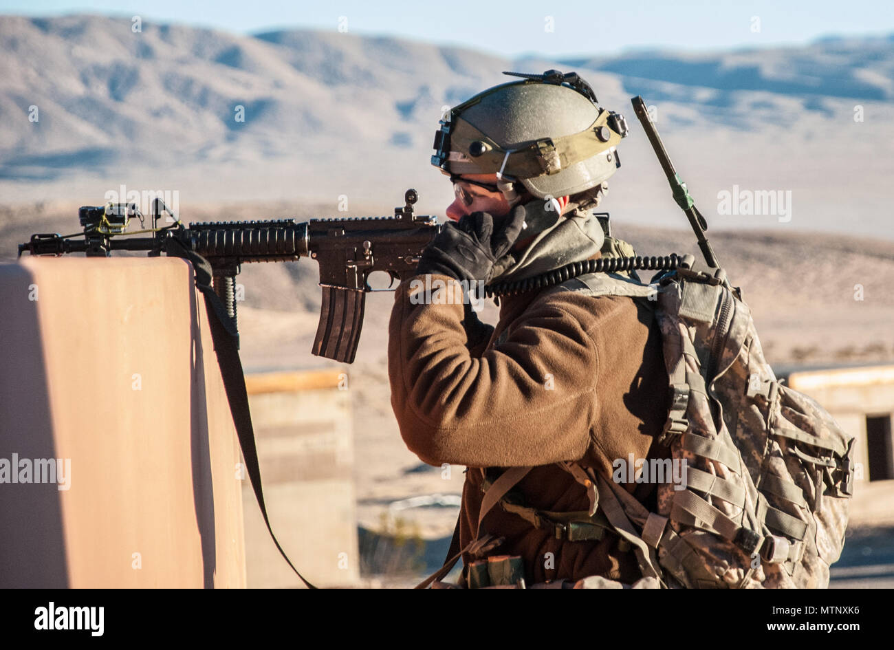 During National Training Center Rotation 17-03 at Fort Irwin ...