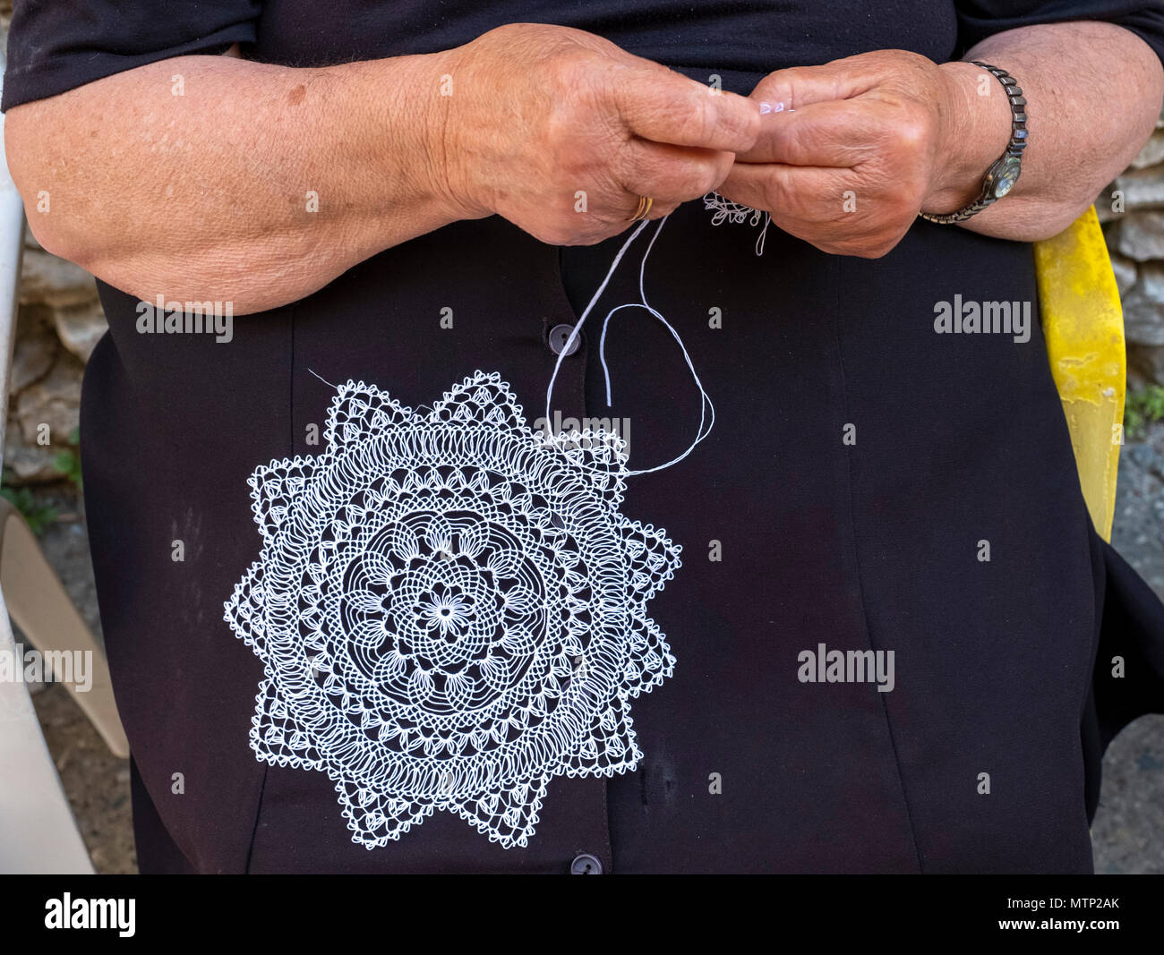 Lace maker hands hires stock photography and images Alamy