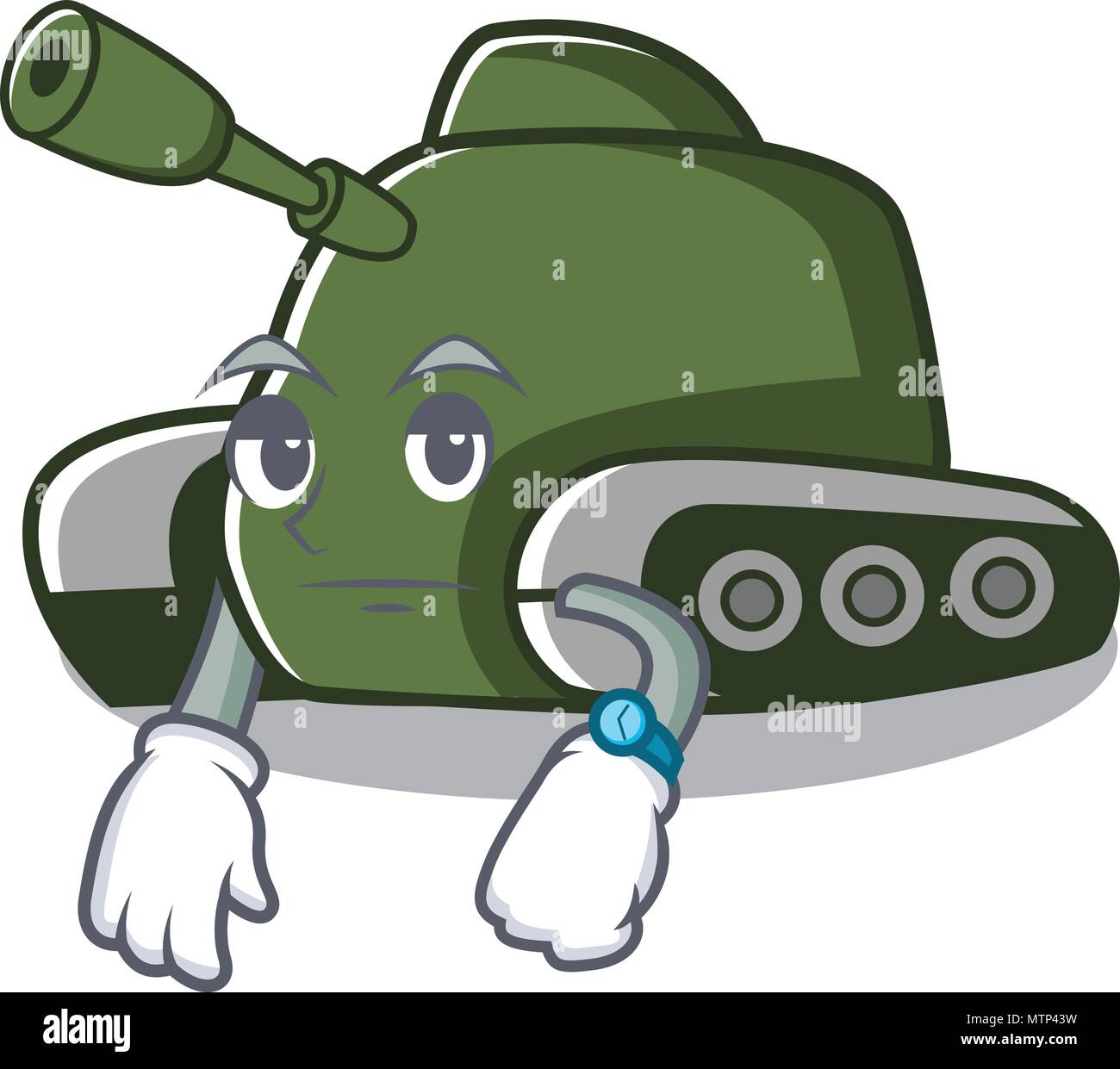 Waiting tank mascot cartoon style Stock Vector Image & Art - Alamy