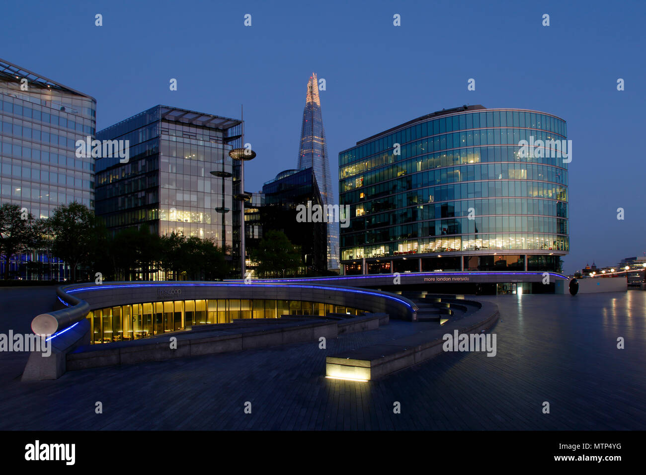 The Scoop More London at London Bridge City, South Bank of the Thames