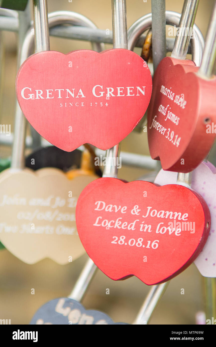 Gretna green padlock hires stock photography and images Alamy