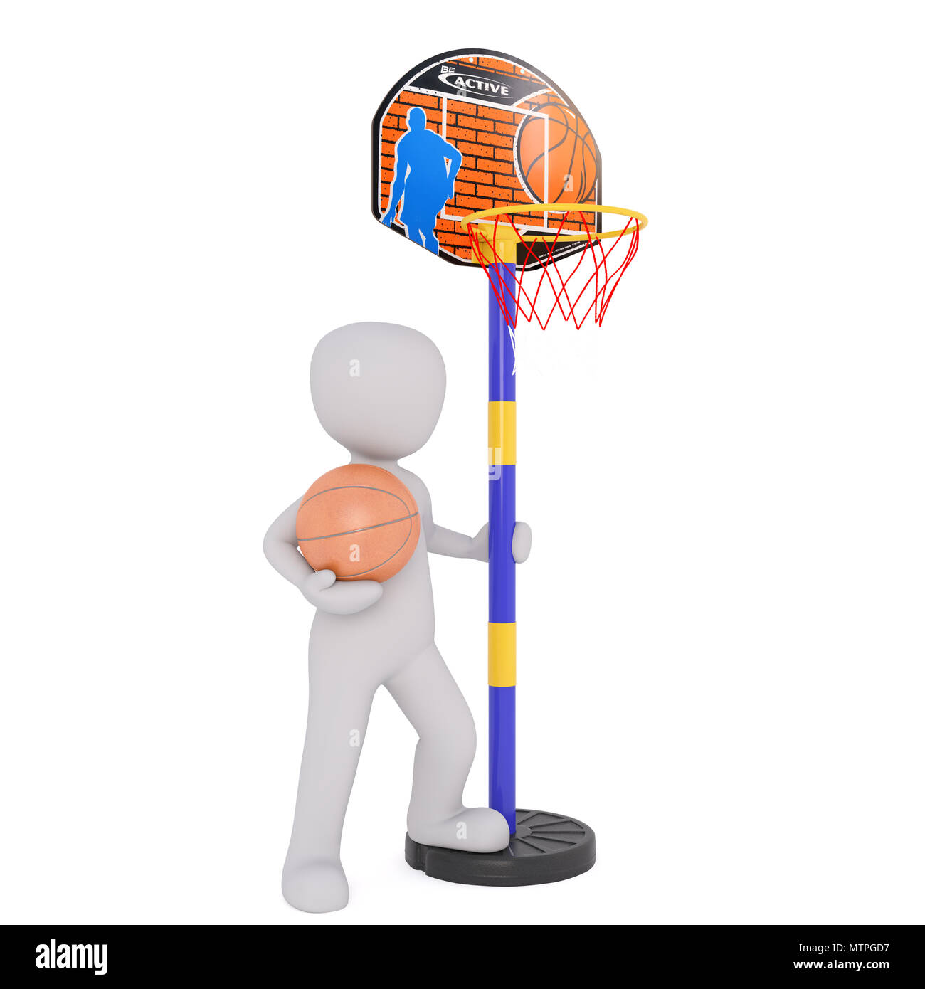 Basketball pose hi-res stock photography and images - Alamy
