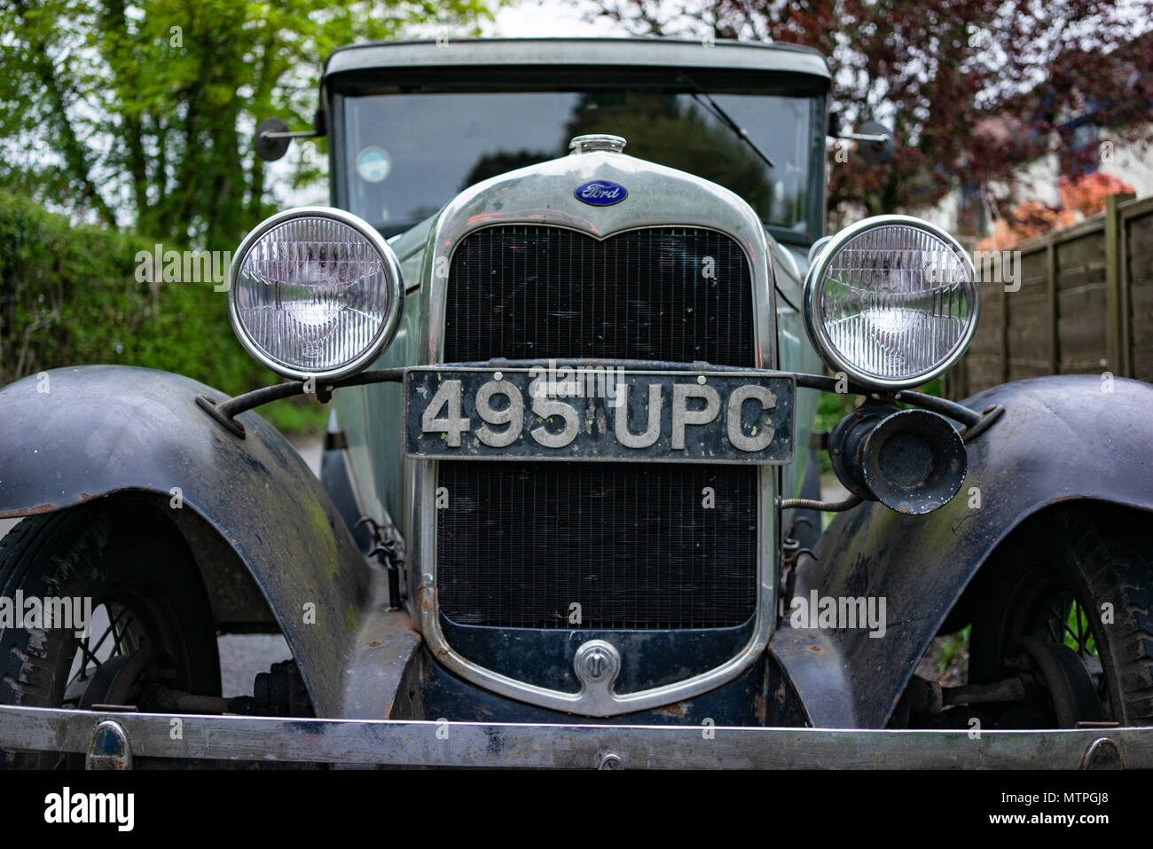 Unrestored Ford Model A classic car in England Stock Photo Alamy