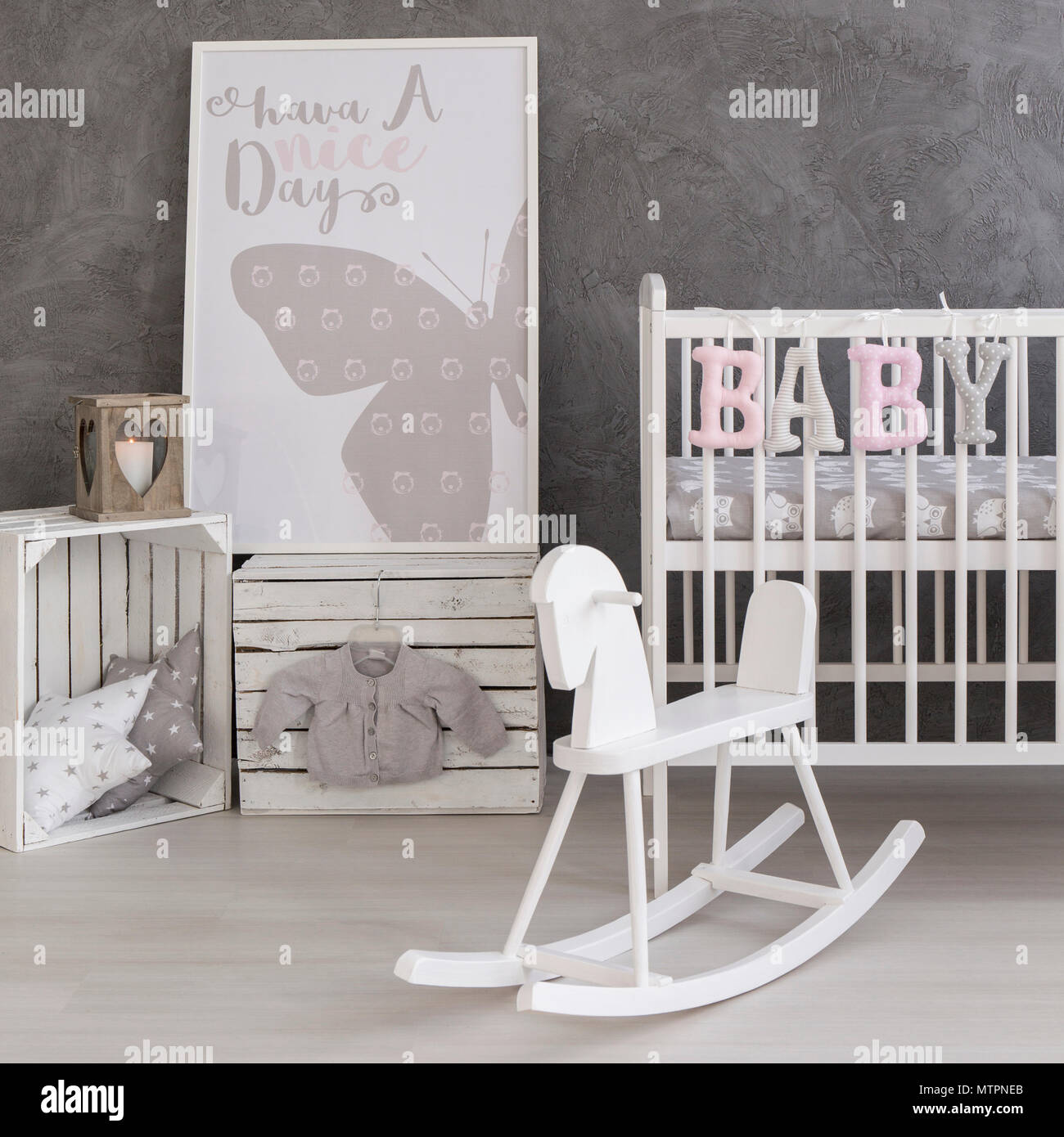 Rocking Horse Painting High Resolution Stock Photography and Images Alamy