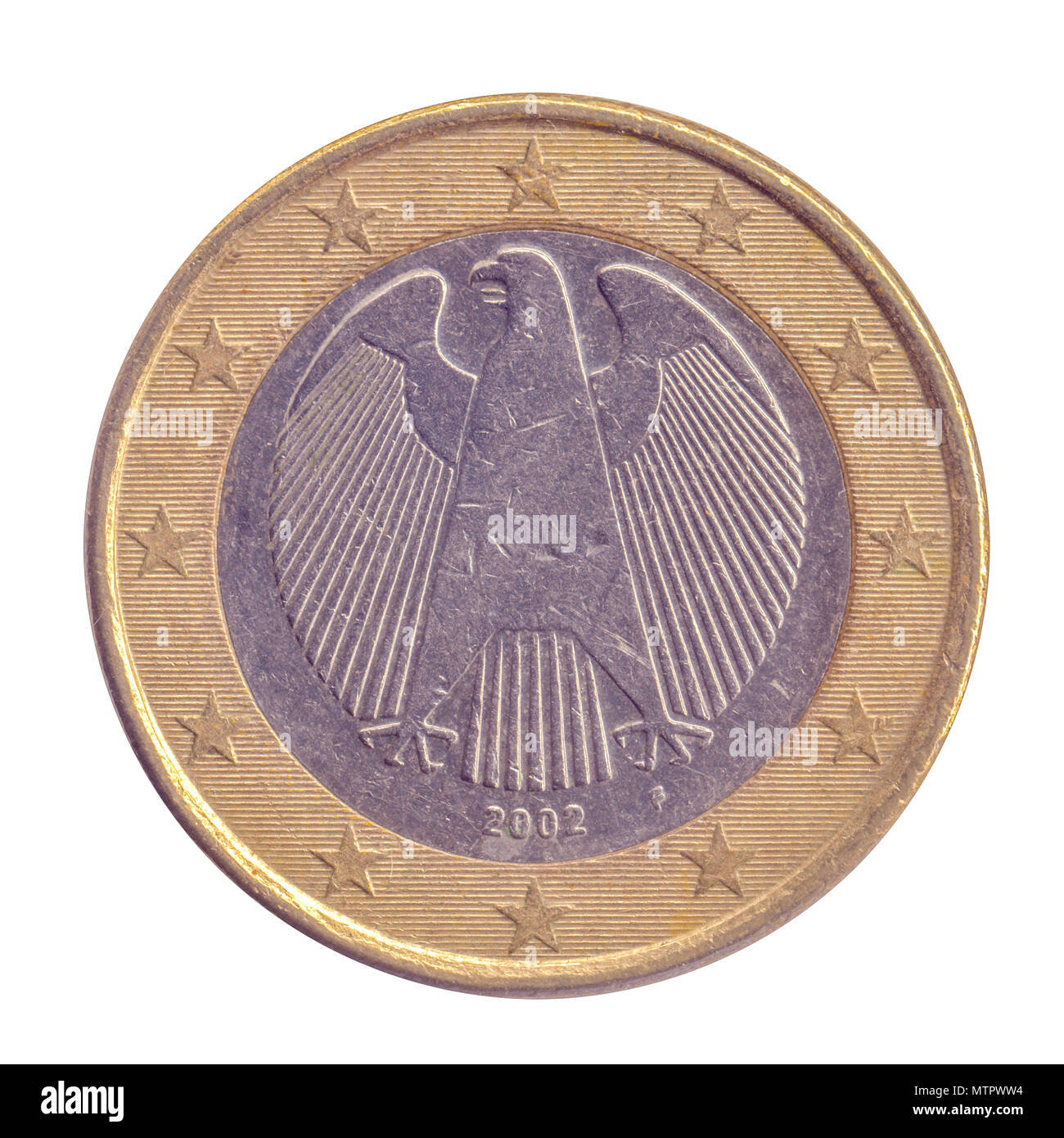 Euro coin tails hi-res stock photography and images - Alamy