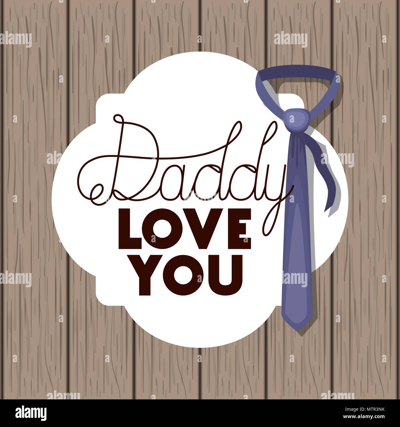 happy fathers day card with elegant tie Stock Vector Image & Art - Alamy