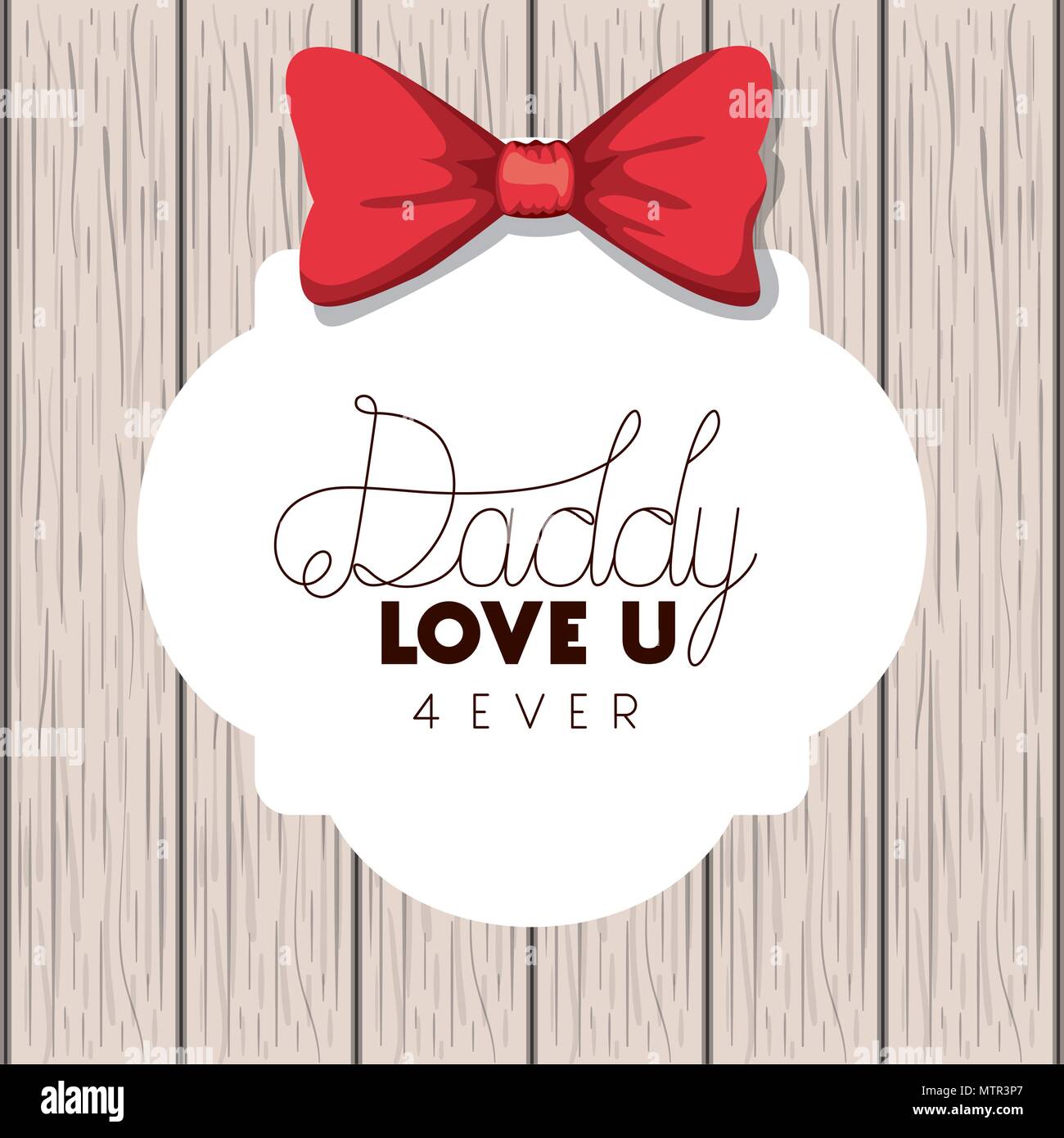 happy fathers day card with elegant bowtie Stock Vector Image & Art - Alamy