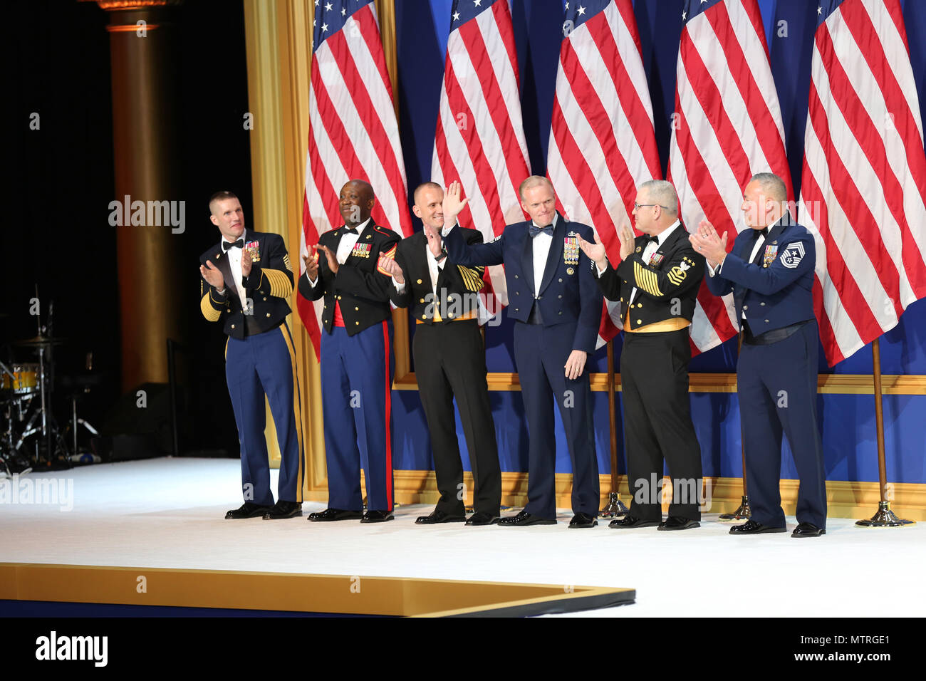 Salute to our armed services ball hires stock photography and images