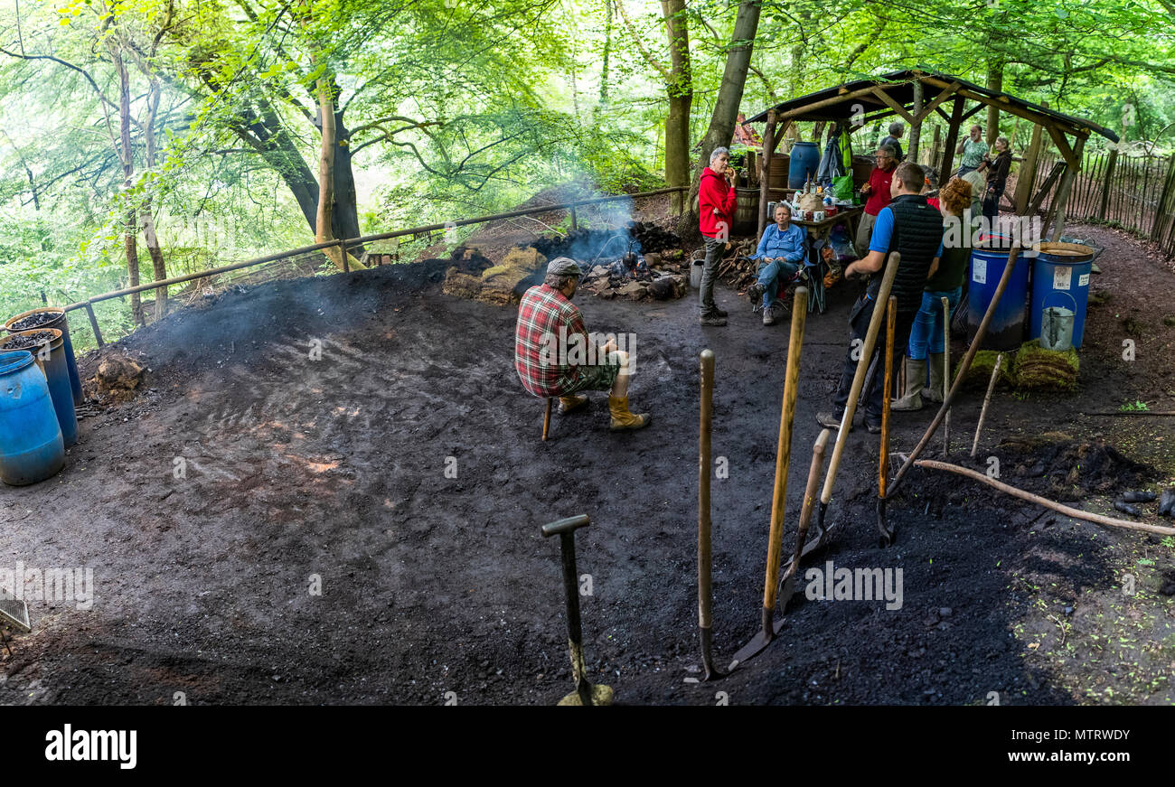 Charcoal burners camp hires stock photography and images Alamy