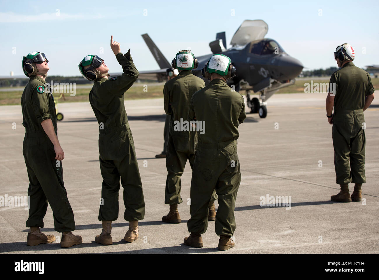 Marine Aircraft Group 12 forces deployed several F35B Lightning ll's