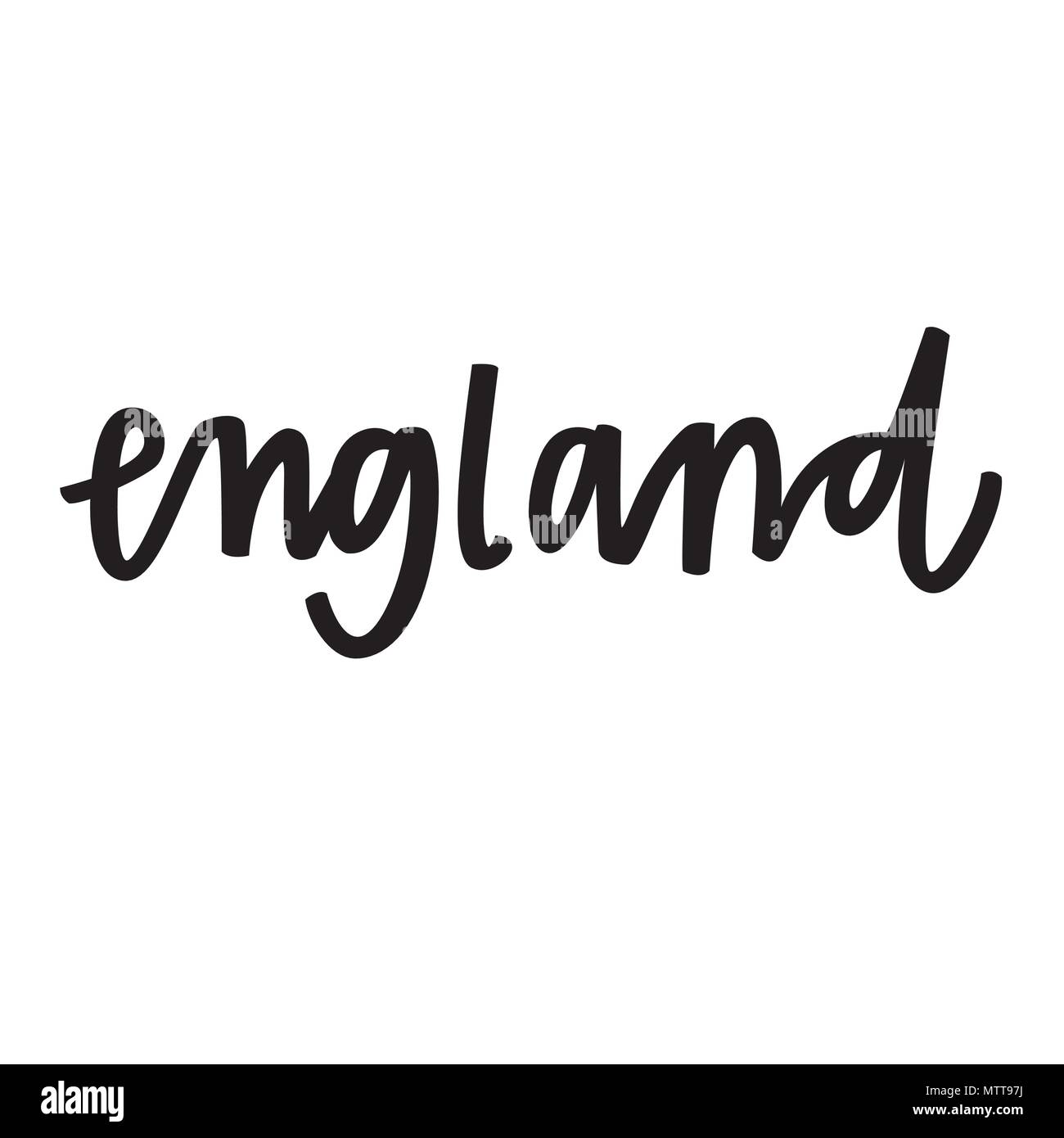 England typography vector hi-res stock photography and images - Alamy