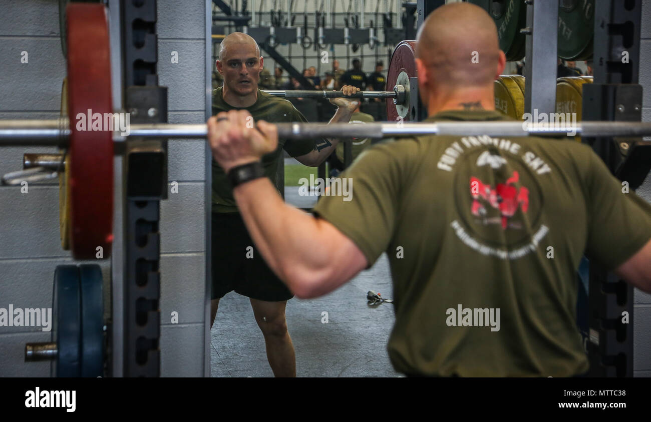 A U.S. Army Paratrooper assigned to the 82nd Airborne Division