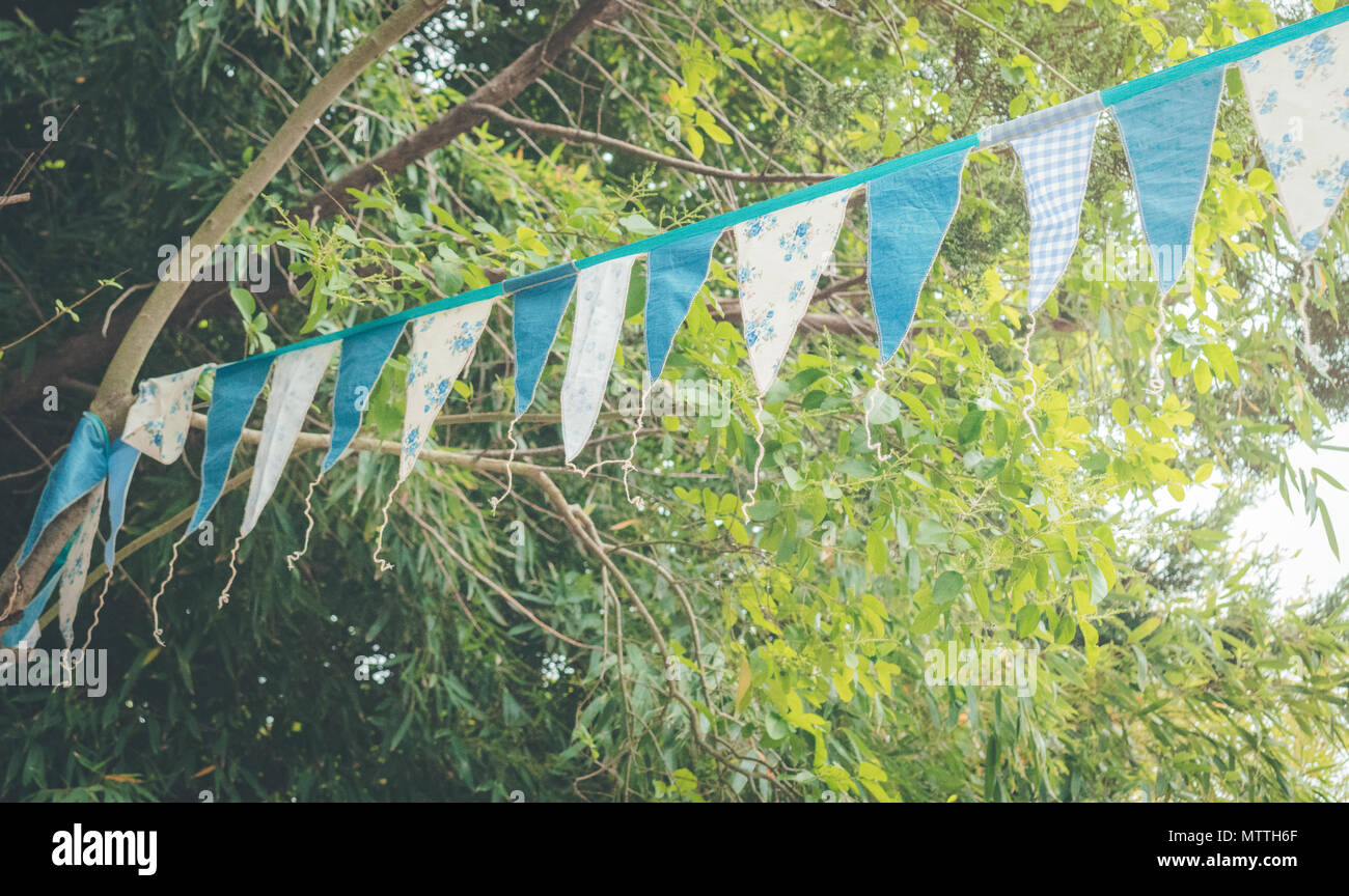 Triangular flags hi-res stock photography and images - Alamy