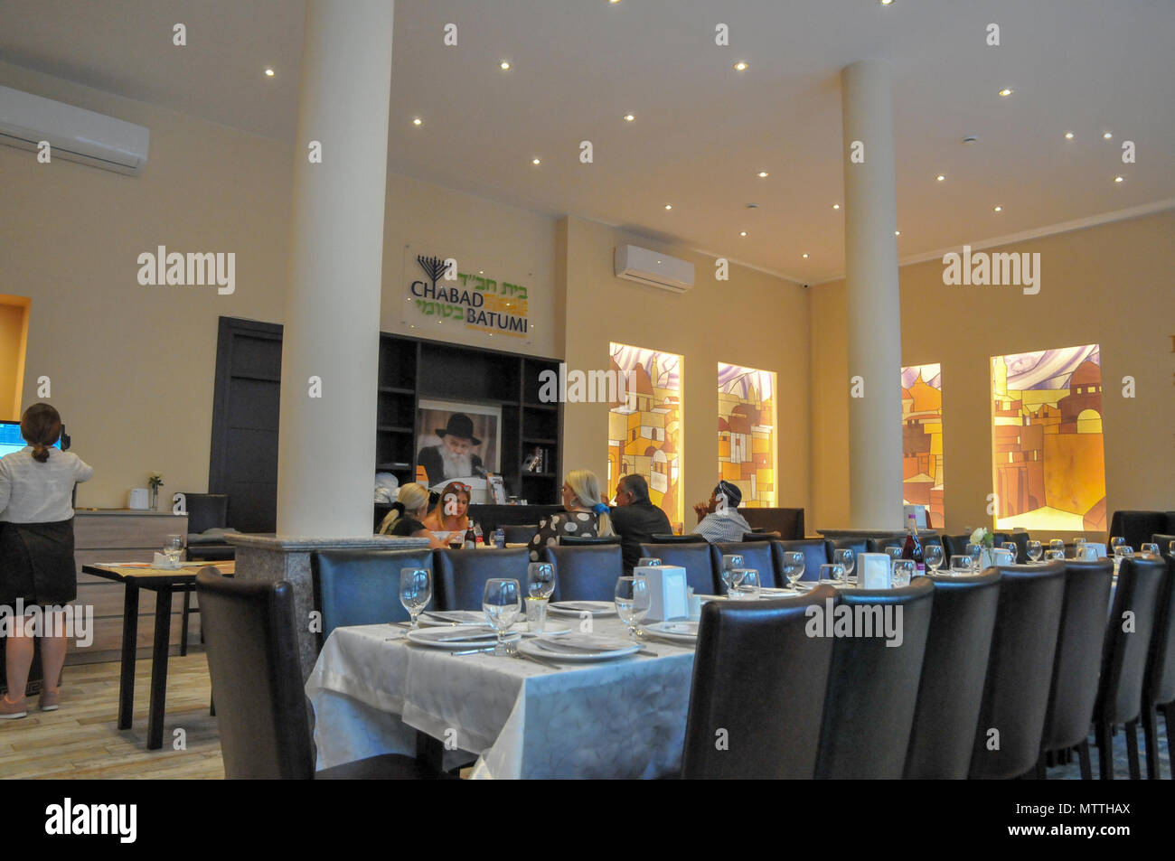 Interior of Beit Chabad (Chabad House) in Batumi, Stock Photo