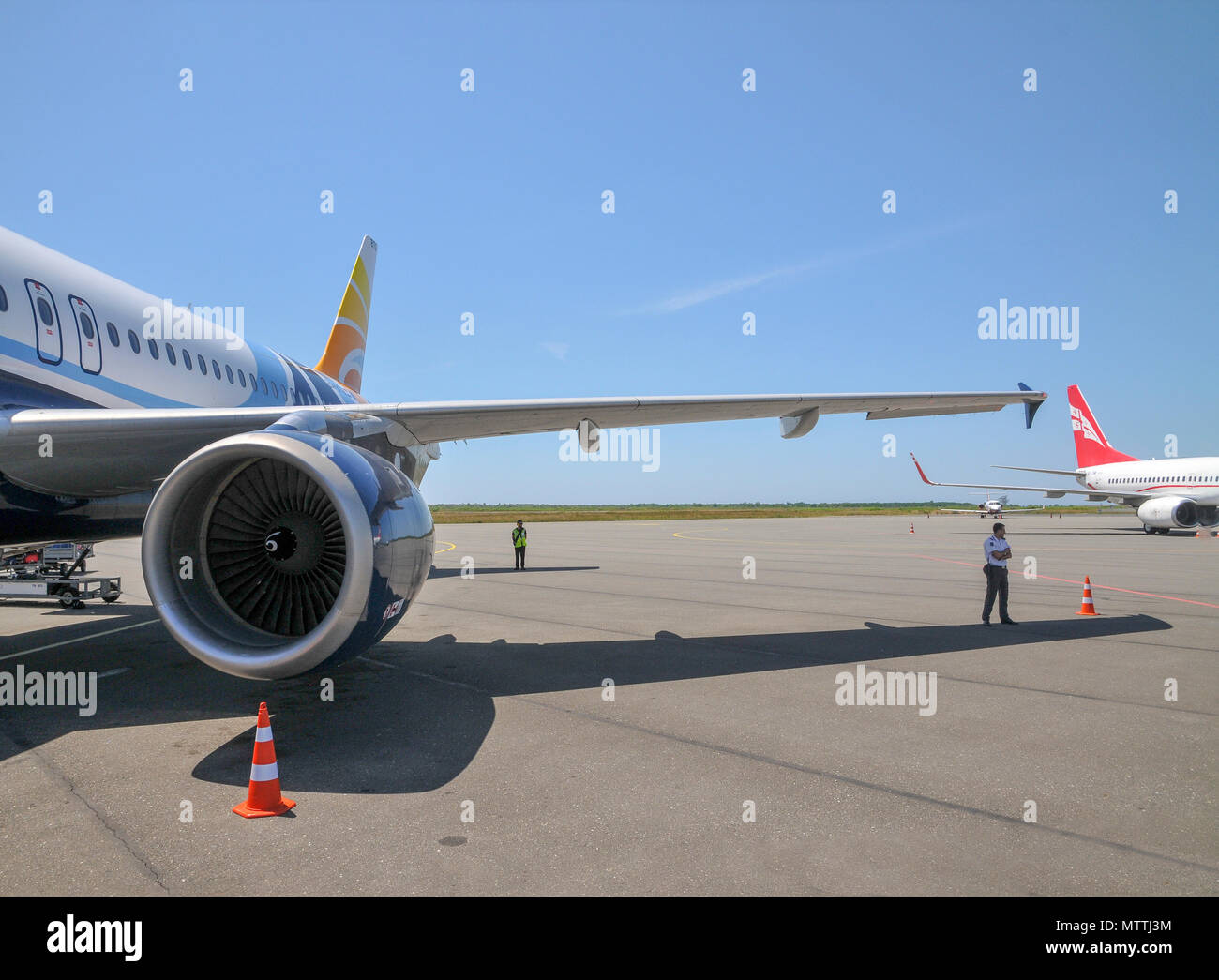 Batumi international airport, Georgia Stock Photo