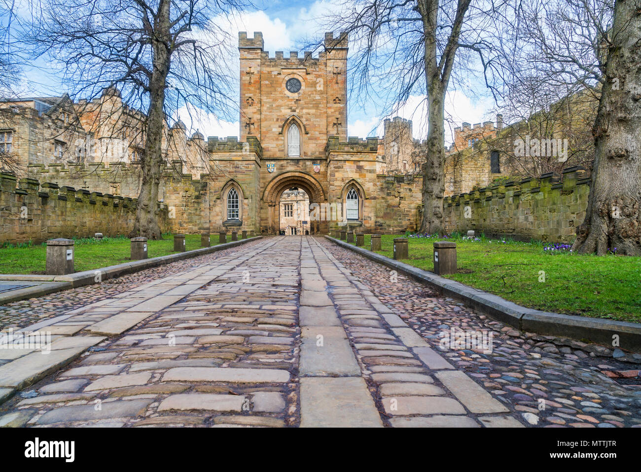 Durham, castle, city centre,  County Durham, England, Stock Photo
