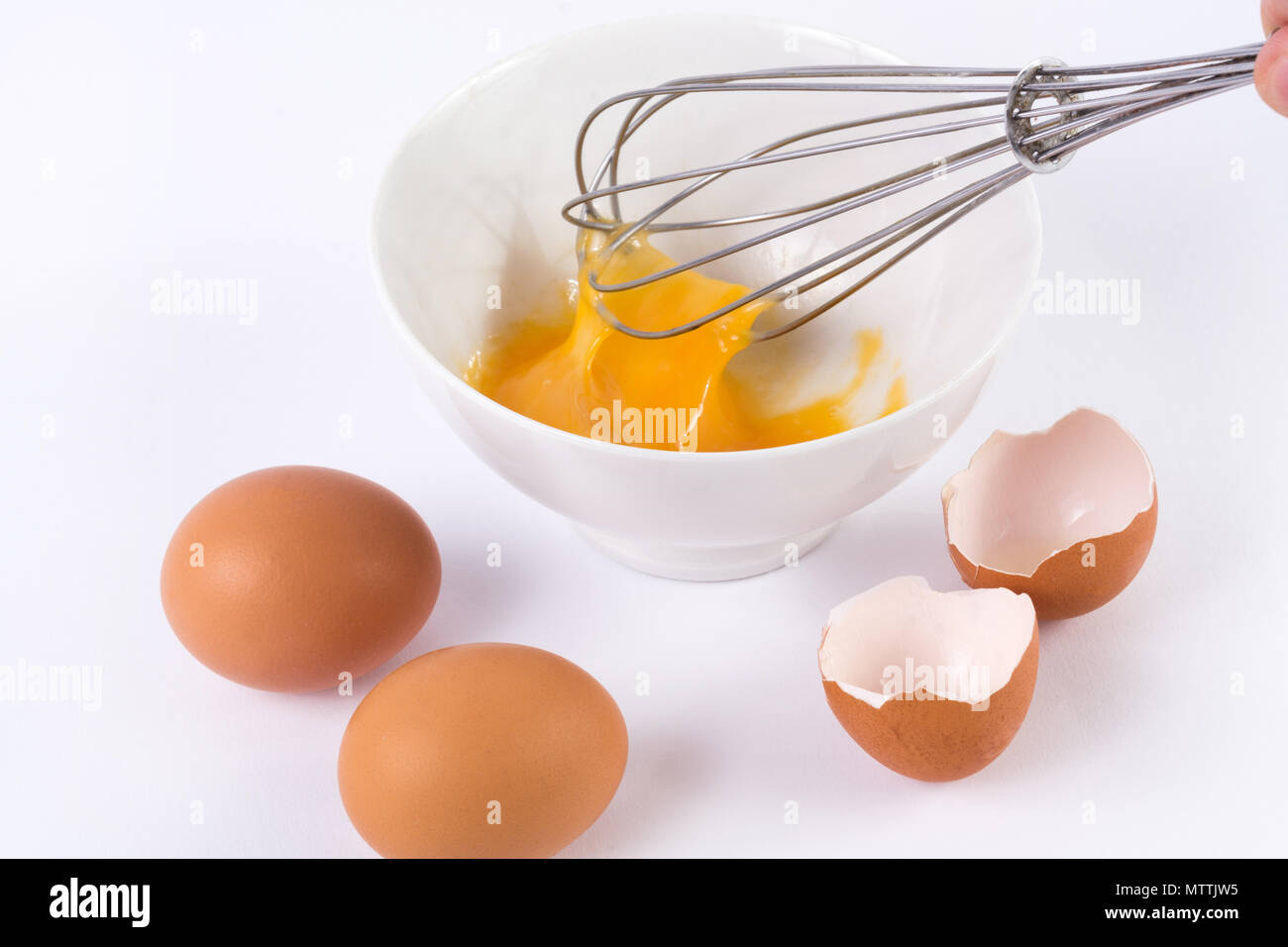 Whipped of white egg in bowl hires stock photography and images Alamy
