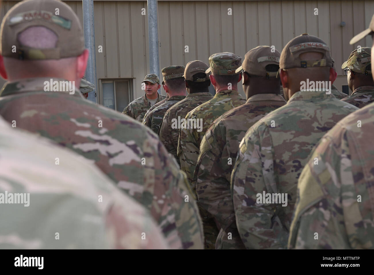John Gonzales 407th Air Expeditionary Group Commander Speaks To The Men And Women Of The 407th Aeg During A Memorial Day Retreat Ceremony May 28 2018 John Gonzales 407th Air Expeditionary Group Commander Speaks To The Men And Women Of The 407th Aeg During A Memorial Day Retreat Ceremony May 28 2018