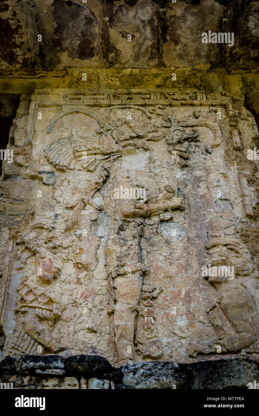 Palenque The Palace Ruins Of Maya City In Southern Mexico - 