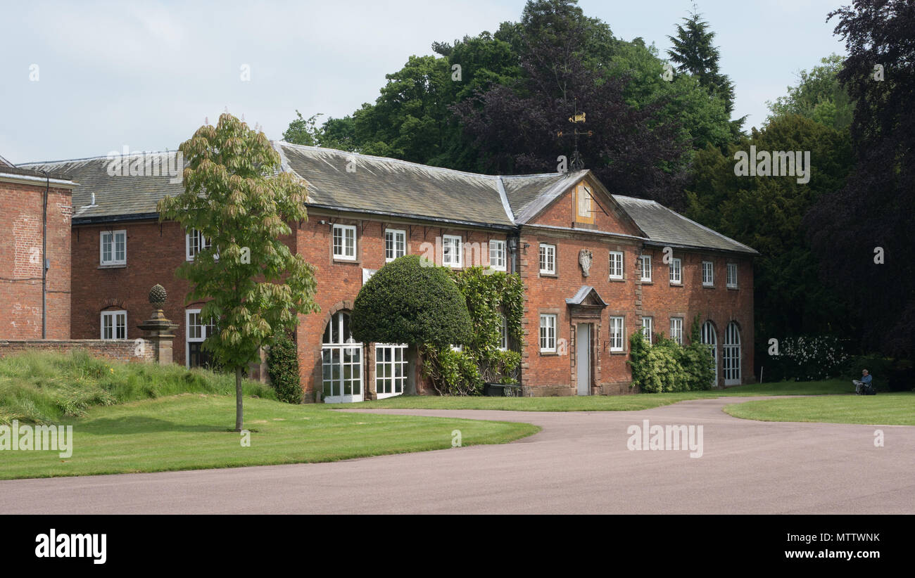 WestonunderLizard, England, 29th, May, 2018. Weston Park Stately House. The eastern stables to
