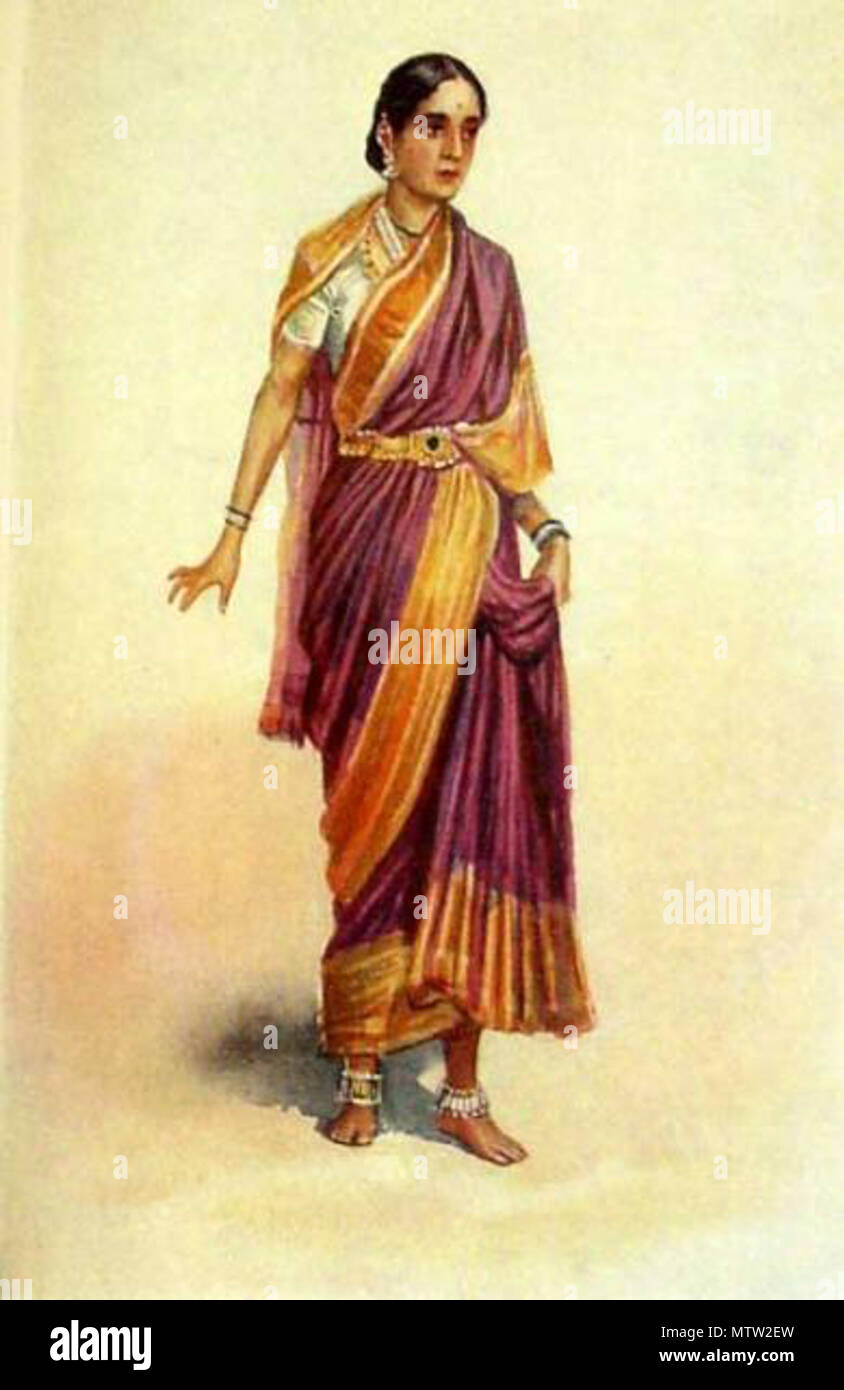 English A Rajput Lady From Kutch A Watercolor By Rao Bahadur M V Dhurandhar 1928 More Watercolors