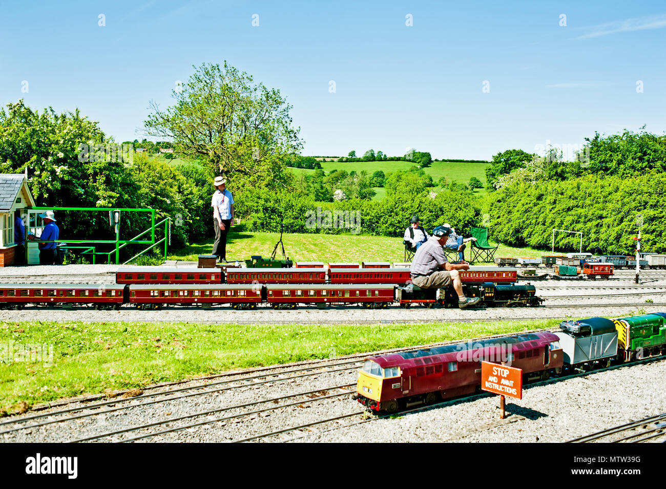 Ryde Mini Train Ryedale miniature railway hi-res stock photography and images - Alamy