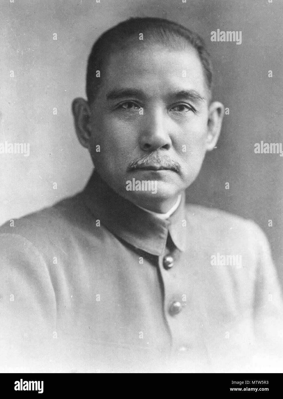 Sun Yat-sen (1866 – 1925) Chinese revolutionary, first provisional president and founding father of the Republic of China. Stock Photo