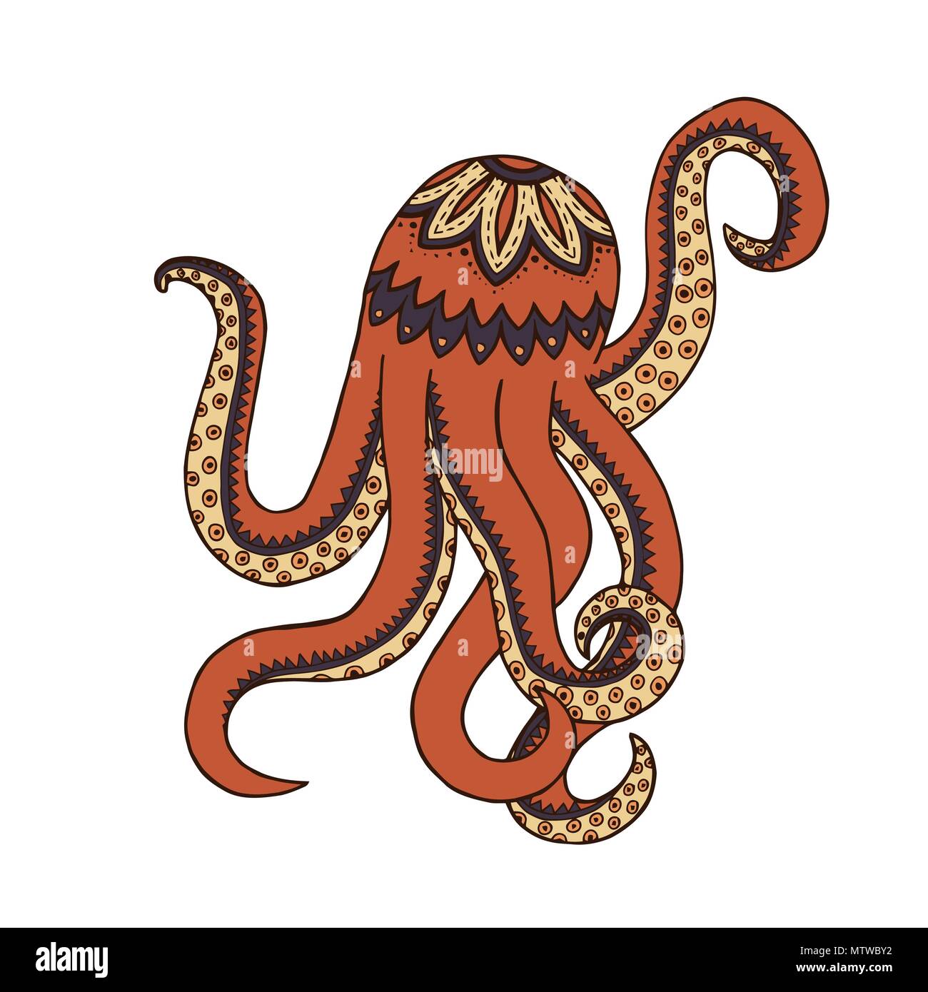 Octopus ink Stock Vector Images Alamy