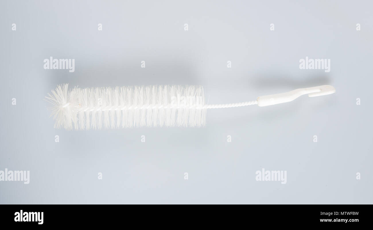 brush or brush for bottles on a background Stock Photo