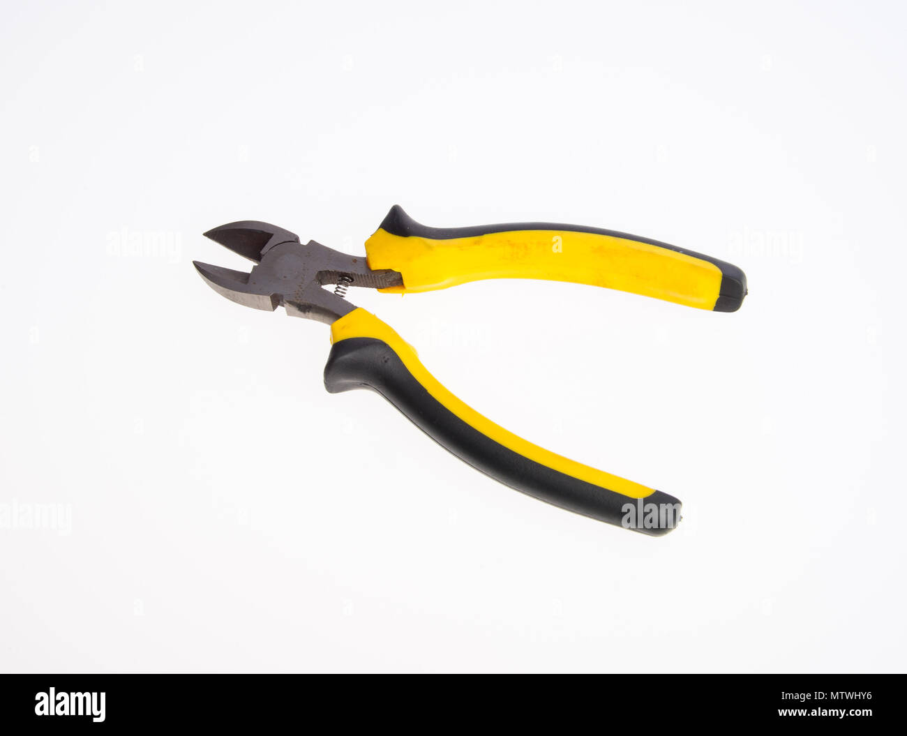 Pliers cutter or Pliers on a background Stock Photo
