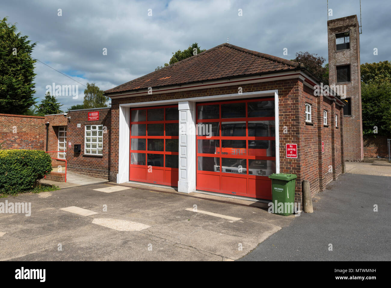 Fire station in Great Missenden Stock Photo