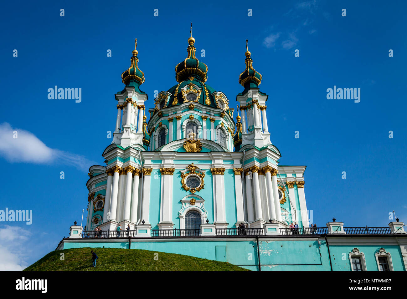 St Andrew’s Church, Kiev, Ukraine Stock Photo