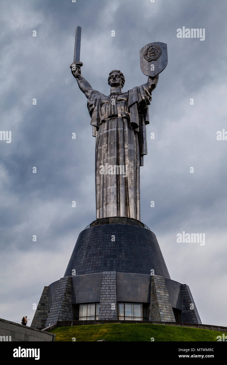 The Motherland Monument, Kiev, Ukraine Stock Photo