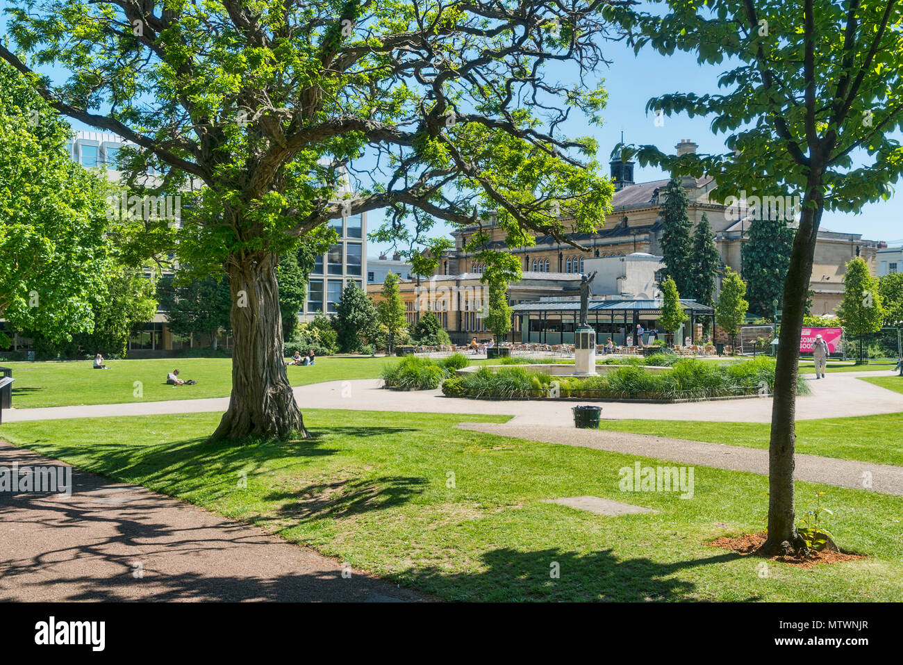 Imperial Gardens, Cheltenham, Gloucestershire, England UK Stock Photo