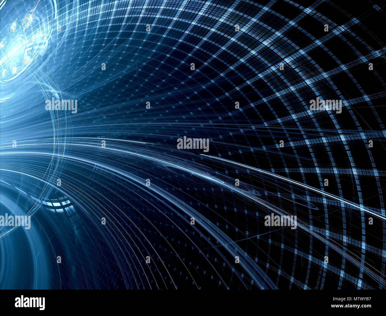 Technology background - abstract digitally generated image Stock Photo ...