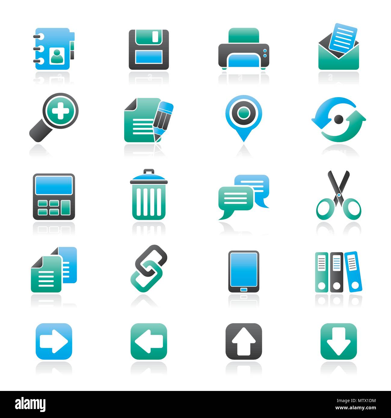 Cut copy paste icons hi-res stock photography and images - Alamy