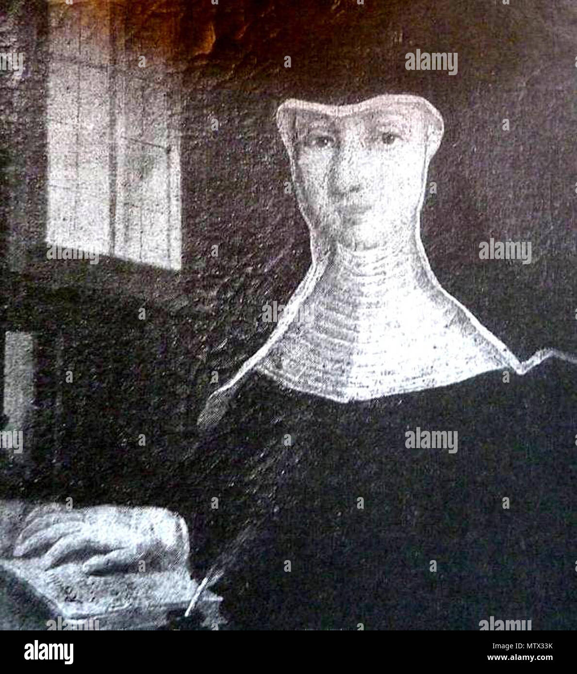 . Deutsch: Salome von Pfaumern, 1 Priorin der Benediktinerabtei Fulda . Unknown date. Unknown 539 Salume von Pfaumern Stock Photo
