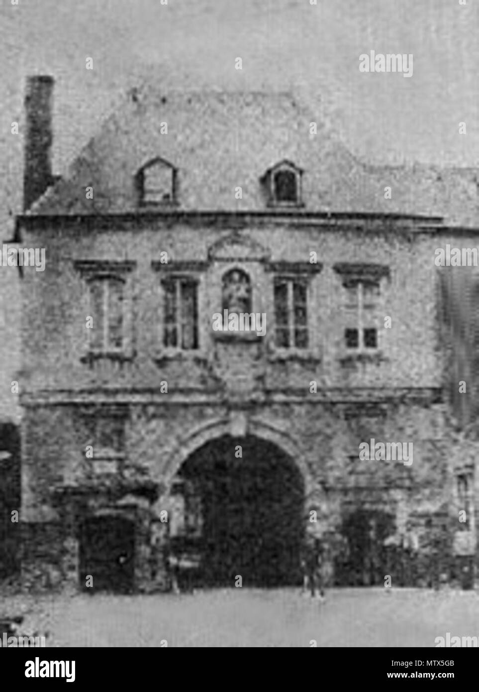 Lëtzebuergesch: Nei Paart Français : Porte Neuve de la Forteresse de  Luxembourg, avant 1867 . before 1867. Unknown 440 Nei-Paart----w Stock  Photo - Alamy