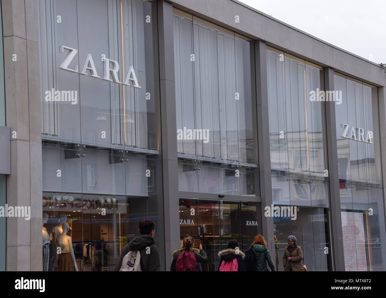 Brighton, United Kingdom - March 29 2018: The frontage of Zara in Churchill  Square Stock Photo - Alamy